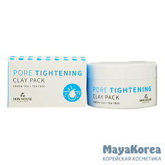 The Skin House Pore Tightening Clay Pack, 100ml Зеленая глиняная маска для сужения пор, 100мл, The Skin House