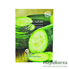 SECRET NATURE Освежающая маска для лица с огурцом (25мл) / Secret Nature Cucumber Mask Sheet [Cooling]