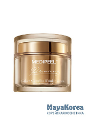 Омолаживающий крем с экстрактом камелии MEDIPEEL⁺ Premium Golden Camellia Cream (50г)