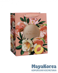 Пакет с пластиковым окном Персики