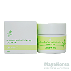 CELRANICO Green Tea Seed Oil Balancing Eye Cream, 30ml Балансирующий крем для зоны вокруг глаз с семенами зеленого чая, 30мл, CELRANICO