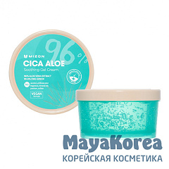MIZON CICA ALOE SOOTHING GEL CREAM Успокаивающий гель-крем с экстрактами алоэ и центеллы азиатской