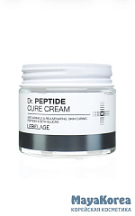 LEBELAGE Dr. PEPTIDE CURE CREAM Антивозрастной крем для лица с пептидами 70мл