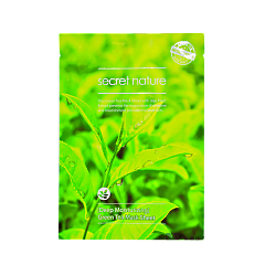 SECRET NATURE Суперувлажняющая маска с зеленым чаем (25мл) / Secret Nature Green Tea Mask Sheet [Deep Moisturizing]