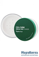 Матирующая рассыпчатая пудра с центеллой азиатской, 5г, FarmStay FarmStay Cica Farm Sebum Free Powder, 5g