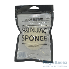 SILSTAR Konjac Sponge Спонж конняку в ассортименте, SILSTAR