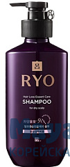 RYO HL Шампунь для волос от выпадения для нормальной и сухой кожи головы RYO Hair Loss Care Shampoo For Normal & Dry Scalp 400мл