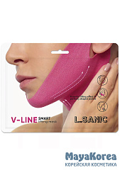 Маска-бандаж для коррекции овала лица, 19,7г, L.SANIC L.SANIC V-Line Smart Lifting Mask, 19,7g