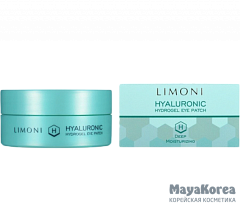 LIMONI Патчи для век гидрогелевые с гиалуроном Hyaluronic Hydrogel Eye Patch 60pcs, шт
