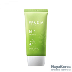 FRUDIA Солнцезащитный гель с зеленым виноградом Себум контроль SPF50+/PA ++++ (50г) / Frudia Green Grape Sebum Control Cooling Sun Gel SPF50+/PA++++