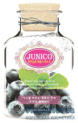 МЖ Junico Маска тканевая c экстрактом черники  Junico Blueberry Essence Mask 25гр