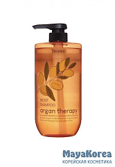 ДП HAIR ARGAN Шампунь с аргановым маслом DEOPROCE ARGAN THERAPY MOIST SHAMPOO