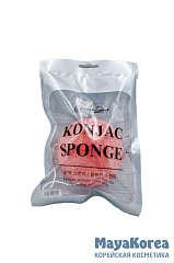 GRACE DAY - СПОНЖ РОЗОВЫЙ KONJAC SPONGE (COLOR - PINK), 1 ШТ.