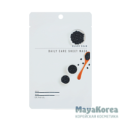 EUNYUL Black Bean Daily Care Sheet Mask, 22g Тканевая маска для лица с экстрактом черных бобов, 22г, EUNYUL