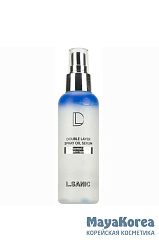 Двухфазная сыворотка-мист с гиалуроновой кислотой и пептидами, L.Sanic Double Layer Hyaluronic Acid & Multipeptide Spray Oil Serum, 120ml