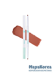 DEARMAY Подводка для губ 2 в 1 Plumpy Lip Liner P03 Soft Peach (0,36 гр) (Нежный Персик)