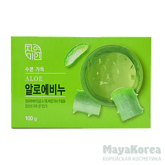 МКН Soap Мыло алоэ, 100 гр Fresh Aloe Soap 100g 100гр