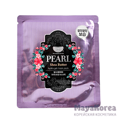 KOELF Pearl & Shea Butter Hydro Gel Mask Pack, 30g Гидрогелевая маска для лица с жемчужной пудрой и маслом ши, 30г, KOELF