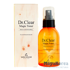 The Skin House Dr.Clear Magic Toner, 130ml Тонер против воспалений "Dr. Clear", 130мл, The Skin House