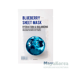 EUNYUL Purity Blueberry Sheet Mask, 22ml Тканевая маска с экстрактом черники, 22мл, EUNYUL