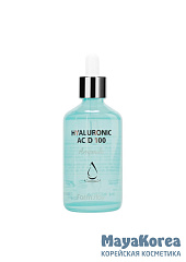 FARMSTAY - СЫВОРОТКА ДЛЯ ЛИЦА С ГИАЛУРОНОВОЙ КИСЛОТОЙ HYALURONIC ACID 100 AMPOULE, 100 ML