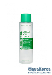 Тонер с азелаиновой кислотой для проблемной кожи NINE LESS A-Control Azelaic Acid Toner 150ml