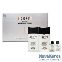 JIGOTT MOISTURE HOMME SKIN CARE 2SET Увлажняющий мужской набор для лица 150мл+150мл+30мл+30мл
