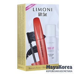 LIMONI Набор gift set (тушь "Mascara Rosso" + Make-Up Remover Мягкий уход 50мл)***