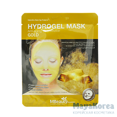 MBeauty Gold Hydrogel Mask, 25g Антивозрастная гидрогелевая маска с золотом, 25г, MBeauty