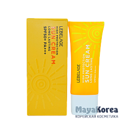 LEBELAGE High Protection Long Lasting Sun Cream (SPF50+PA+++), 30ml Устойчивый солнцезащитный крем с высоким фактором защиты SPF50+PA+++, 30мл, LEBELAGE