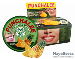 8807778965478973 Растительная зубная паста Панчале с ананасом 25 г / Punchalee Herbal Pineapple Toothpaste 25 g