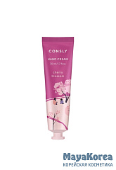 Парфюмированный гиалуроновый крем для рук с экстрактом цветущей вишни, 30мл, Consly Perfume Hyaluron Cherry Blossom Hand Cream, 30ml
