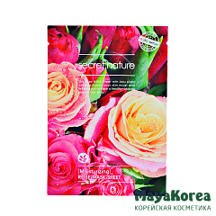 SECRET NATURE Увлажняющая маска для лица с розой (25мл) / Secret Nature Rose Sheet Mask