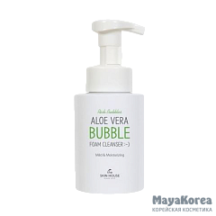 The Skin House Aloe Vera Bubble Foam Cleanser, 300ml Пенка для умывания с экстрактом алоэ, 300мл, The Skin House