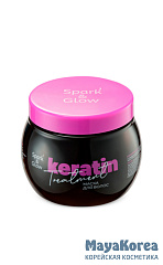Spark&Glow Маска для волос с эффектом кератина - Hair mask with keratin effect, 500мл