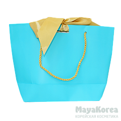 Пакет-сумка ламинированный «Милори», бирюзовый, 28 х 9 х 20 см 3795995