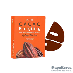 [PETITFEE]  Гидрогелевая маска для лица КАКАО Cacao Energizing Hydrogel Face Mask