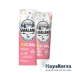 Детская зубная паста SMALAND NORDIC  MILD RASPBERRY ЯГОДНАЯ на 99,02% состоит из натуральных компонентов