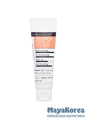 Derma Factory Крем солнцезащитный увлажняющий - Waterful tone-up sun cream SPF 50+ PA+++, 50мл