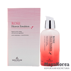 The Skin House Rose Heaven Emulsion, 130ml Антивозрастная эмульсия для лица с экстрактом розы "Rose Heaven", 130мл, The Skin House