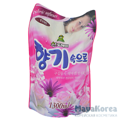 Sandokkaebi Концентрированный кондиционер для белья СОФТ АРОМА, 1300 мл, цветочный (смен.упак)