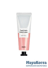 TENZERO Touch Holic Hand Cream Rose Peach, 50ml Крем для рук с персиком и розой, 50мл, TENZERO