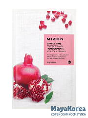 MIZON Joyful Time Essence Mask Pomegranate Тканевая маска для лица с экстрактом гранатового сока