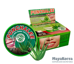 Panchalee Растительная зубная паста Панчале с алоэ вера 25 г (Punchalee Aloe Vera Herbal Toothpaste) 25 g