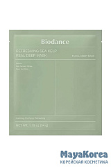 Маска гидрогелевая освежающая с морскими водорослями Biodance Refreshing Sea Kelp Real Deep Mask