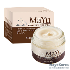 Secret Key Крем для лица с лошадиным жиром MaYu Healing Facial Cream