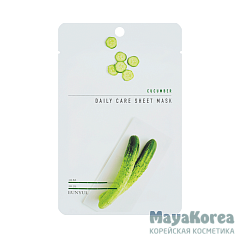 EUNYUL Cucumber Daily Care Sheet Mask, 22g Тканевая маска для лица с экстрактом огурца, 22г, EUNYUL