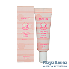 CELRANICO Long Lasting Soft Bb Natural SPF30/PA+++, 20ml Стойкий ВВ крем с эффектом сияния, оттенок легкого загара, SPF30/PA+++, 20ml, CELRANICO