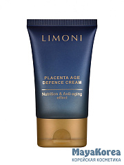LIMONI Крем для лица антивозрастной с плацентой Placenta Age Defenсe Cream 50ml