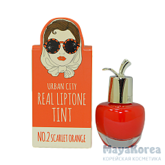 БХ Lip Тинт для губ 02 Urban City Real Liptone Tint 2.SCARLET ORANGE 7гр